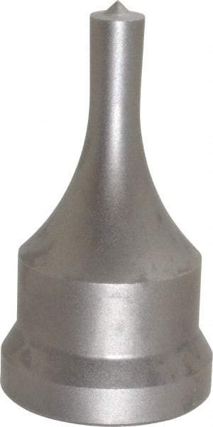 Cleveland Steel Tool - 5/16 Inch Diameter Round Ironworker Punch - 1-1/16 Inch Body Diameter, 1.24 Inch Head Diameter, 2-3/16 Inch Overall Length - Makers Industrial Supply