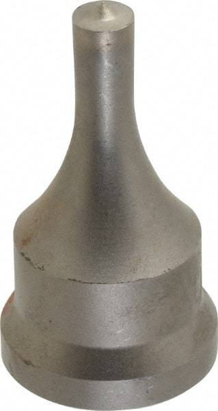 Cleveland Steel Tool - 11/32 Inch Diameter Round Ironworker Punch - 1-1/16 Inch Body Diameter, 1.24 Inch Head Diameter, 2-3/16 Inch Overall Length - Makers Industrial Supply