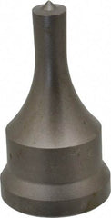 Cleveland Steel Tool - 3/8 Inch Diameter Round Ironworker Punch - 1-1/16 Inch Body Diameter, 1.24 Inch Head Diameter, 2-3/16 Inch Overall Length - Makers Industrial Supply