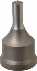 Cleveland Steel Tool - 13/32 Inch Diameter Round Ironworker Punch - 1-7/32 Inch Body Diameter, 1-3/8 Inch Head Diameter, 2-3/8 Inch Overall Length - Makers Industrial Supply