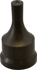 Cleveland Steel Tool - 7/16 Inch Diameter Round Ironworker Punch - 1-7/32 Inch Body Diameter, 1-3/8 Inch Head Diameter, 2-3/8 Inch Overall Length - Makers Industrial Supply