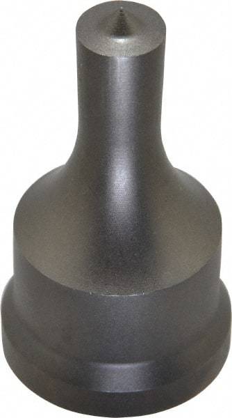 Cleveland Steel Tool - 1/2 Inch Diameter Round Ironworker Punch - 1-7/32 Inch Body Diameter, 1-3/8 Inch Head Diameter, 2-3/8 Inch Overall Length - Makers Industrial Supply