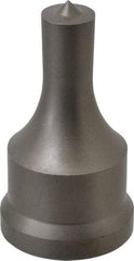 Cleveland Steel Tool - 17/32 Inch Diameter Round Ironworker Punch - 1-7/32 Inch Body Diameter, 1-3/8 Inch Head Diameter, 2-3/8 Inch Overall Length - Makers Industrial Supply