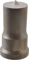 Cleveland Steel Tool - 1-1/8 Inch Diameter Round Ironworker Punch - 1-7/32 Inch Body Diameter, 1-3/8 Inch Head Diameter, 2-3/8 Inch Overall Length - Makers Industrial Supply