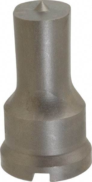 Cleveland Steel Tool - 13/16 Inch Wide Oblong Ironworker Punch - 1-7/32 Inch Body Diameter, 1-3/8 Inch Head Diameter, 2-3/8 Inch Overall Length - Makers Industrial Supply