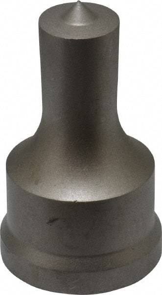 Cleveland Steel Tool - 13/16 Inch Diameter Round Ironworker Punch - 1-17/32 Inch Body Diameter, 1-11/16 Inch Head Diameter, 2-11/16 Inch Overall Length - Makers Industrial Supply