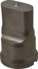 Cleveland Steel Tool - 11/16 Inch Wide Oblong Ironworker Punch - 1-17/32 Inch Body Diameter, 1-11/16 Inch Head Diameter, 2-11/16 Inch Overall Length - Makers Industrial Supply