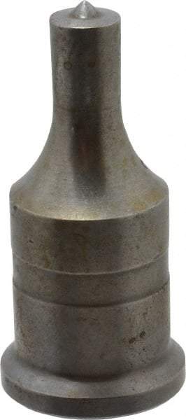 Cleveland Steel Tool - 7/16 Inch Diameter Round Ironworker Punch - 1 Inch Body Diameter, 1-3/16 Inch Head Diameter, 2-7/16 Inch Overall Length - Makers Industrial Supply