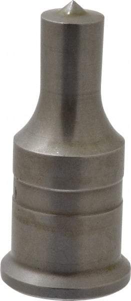 Cleveland Steel Tool - 9/16 Inch Diameter Round Ironworker Punch - 1 Inch Body Diameter, 1-3/16 Inch Head Diameter, 2-7/16 Inch Overall Length - Makers Industrial Supply