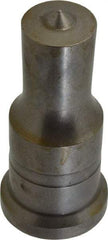 Cleveland Steel Tool - 15/16 Inch Diameter Round Ironworker Punch - 1-1/4 Inch Body Diameter, 1-1/2 Inch Head Diameter, 3-1/8 Inch Overall Length - Makers Industrial Supply