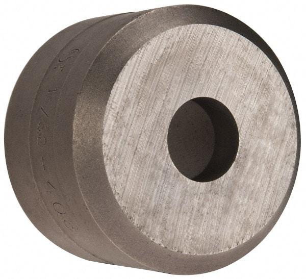 Cleveland Steel Tool - 15/32 Inch Diameter Round Ironworker Die - 1-1/2 Inch Head Diameter, 1 Inch Head Height - Makers Industrial Supply