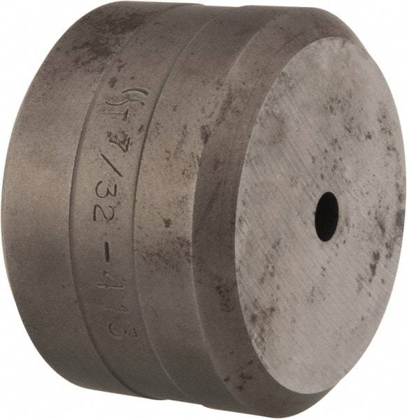 Cleveland Steel Tool - 7/32 Inch Diameter Round Ironworker Die - 1-13/16 Inch Head Diameter, 1-1/8 Inch Head Height - Makers Industrial Supply