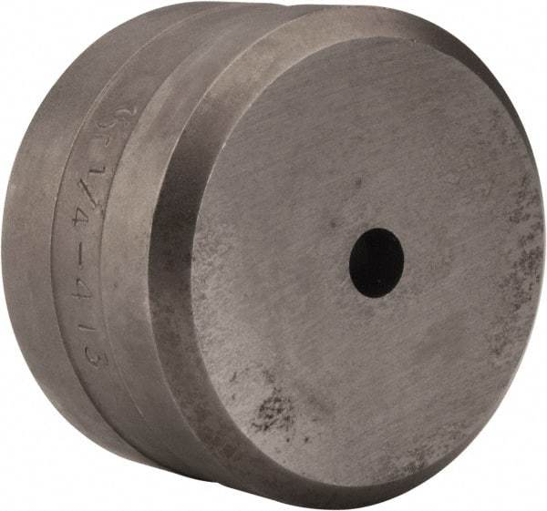 Cleveland Steel Tool - 1/4 Inch Diameter Round Ironworker Die - 1-13/16 Inch Head Diameter, 1-1/8 Inch Head Height - Makers Industrial Supply