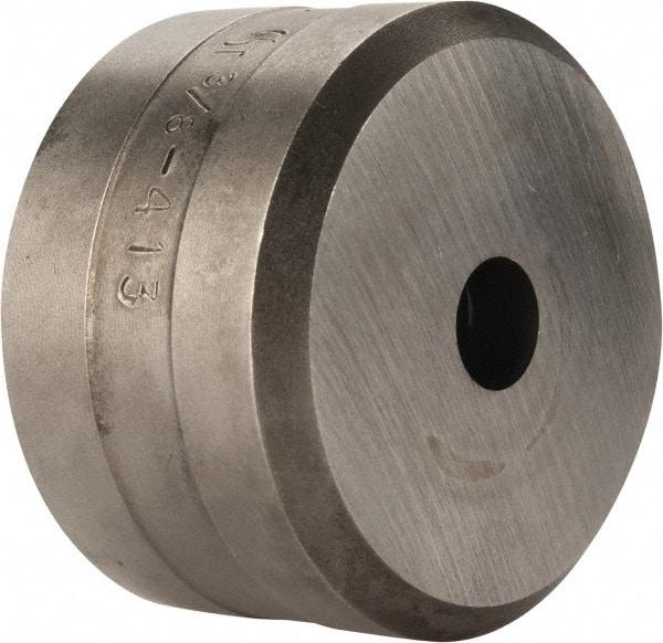 Cleveland Steel Tool - 3/8 Inch Diameter Round Ironworker Die - 1-13/16 Inch Head Diameter, 1-1/8 Inch Head Height - Makers Industrial Supply