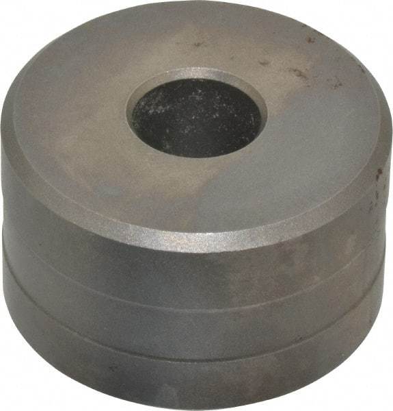 Cleveland Steel Tool - 15/32 Inch Diameter Round Ironworker Die - 1-13/16 Inch Head Diameter, 1-1/8 Inch Head Height - Makers Industrial Supply