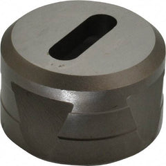 Cleveland Steel Tool - 1-3/32 Inch Long x 11/32 Inch Wide Oblong Ironworker Die - 1-13/16 Inch Head Diameter, 1-1/8 Inch Head Height - Makers Industrial Supply