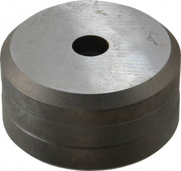 Cleveland Steel Tool - 13/32 Inch Diameter Round Ironworker Die - 2 Inch Head Diameter, 1 Inch Head Height - Makers Industrial Supply