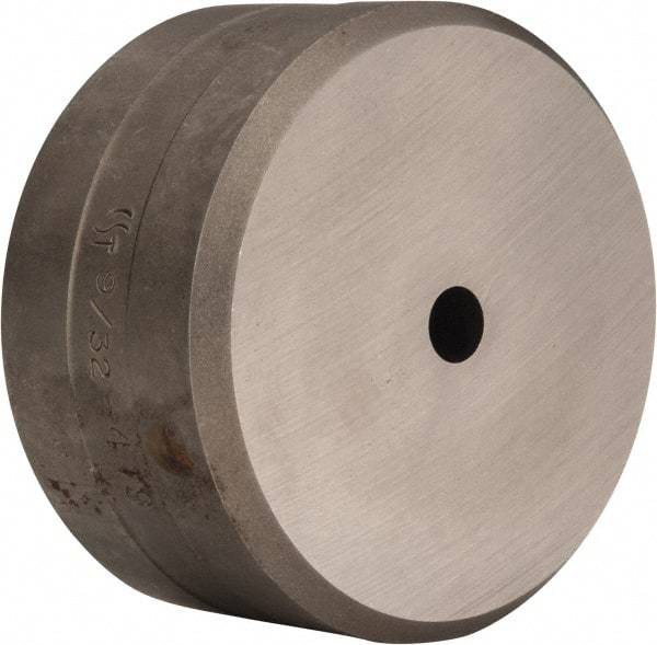 Cleveland Steel Tool - 9/32 Inch Diameter Round Ironworker Die - 2-3/8 Inch Head Diameter, 1-1/4 Inch Head Height - Makers Industrial Supply