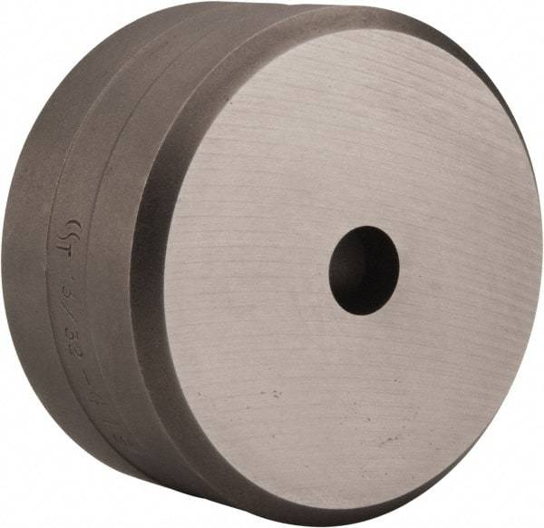 Cleveland Steel Tool - 13/32 Inch Diameter Round Ironworker Die - 2-3/8 Inch Head Diameter, 1-1/4 Inch Head Height - Makers Industrial Supply