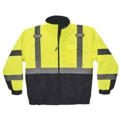 8377 M LIME QUILTED BOMBER JACKET - Makers Industrial Supply