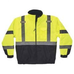 8377 4XL LIME QUILTED BOMBER JACKET - Makers Industrial Supply