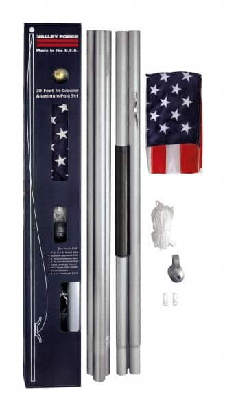 Valley Forge Flag Co - Flag Poles & Kits Type: Flag & Pole Kit Mounting: Portable - Makers Industrial Supply