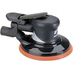 Dynabrade - 12,000 OPM, 18 CFM Air Consumption, Palm Air Orbital Sander - Round Pad, 1/4 NPT Inlet - Makers Industrial Supply