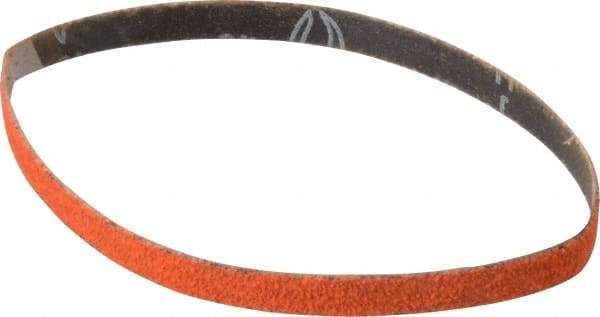 Norton - 1/2" Wide x 18" OAL, 40 Grit, Ceramic Abrasive Belt - Ceramic, Coarse, Coated, Y Weighted Cloth Backing, Series R980 - Makers Industrial Supply