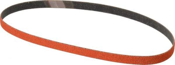 Norton - 1/2" Wide x 24" OAL, 40 Grit, Ceramic Abrasive Belt - Ceramic, Coarse, Coated, Y Weighted Cloth Backing, Series R980 - Makers Industrial Supply