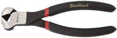 Blackhawk by Proto - 6-5/8" OAL, 12 AWG Capacity, End Cutting Pliers - 5/16" Jaw Length x 1-3/4" Jaw Width, Cushion Grip Handle - Makers Industrial Supply