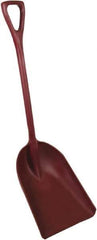 Remco - 17-1/8" High Square Plastic Shovel - 27" Long D-Grip Handle - Makers Industrial Supply