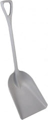 Remco - 17-1/8" High Square Plastic Shovel - 27" Long D-Grip Handle - Makers Industrial Supply