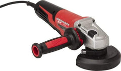 Milwaukee Tool - 5" Wheel Diam, 11,000 RPM, Corded Angle & Disc Grinder - 5/8-11 Spindle, 120 Volts, 13 Amps - Makers Industrial Supply