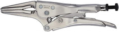 Proto - 6-7/8" OAL Long Nose Serrated Jaw Locking Pliers - 5/16" Jaw Width, 1-31/32" Jaw Depth - Makers Industrial Supply