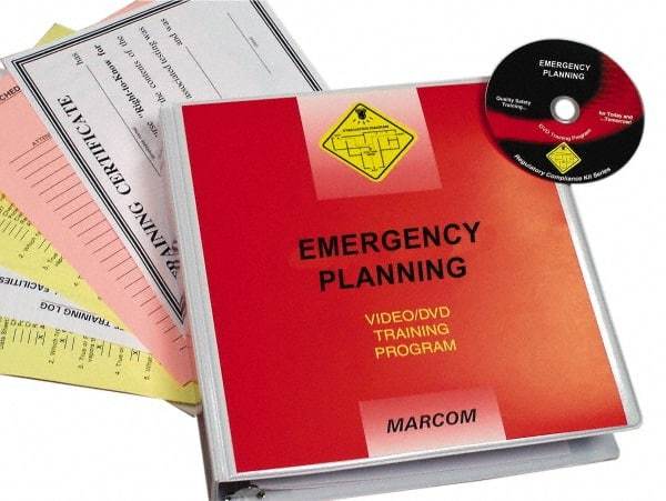 Marcom - Emergency Planning, Multimedia Training Kit - DVD, English - Makers Industrial Supply