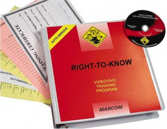 Marcom - Right to Know for Auto Service Facilities, Multimedia Training Kit - 21 Minute Run Time DVD, English and Spanish - Makers Industrial Supply