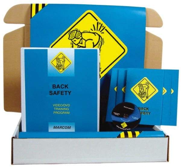 Marcom - Back Safety, Multimedia Training Kit - DVD, English and Spanish - Makers Industrial Supply