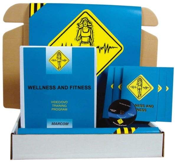 Marcom - Wellness and Fitness, Multimedia Training Kit - 13 Minute Run Time DVD, English and Spanish - Makers Industrial Supply