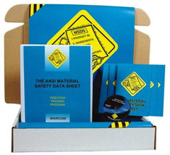 Marcom - The ANSI Material Safety Data Sheet, Multimedia Training Kit - 13 Minute Run Time DVD, English and Spanish - Makers Industrial Supply