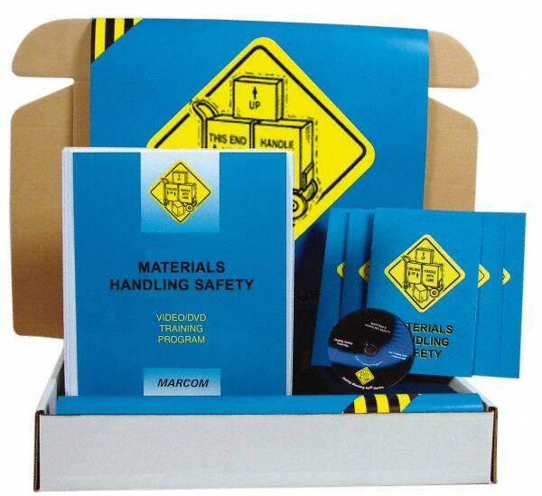 Marcom - Materials Handling Safety, Multimedia Training Kit - 14 Minute Run Time DVD, English and Spanish - Makers Industrial Supply