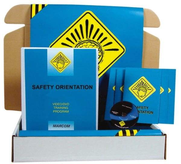 Marcom - Safety Orientation, Multimedia Training Kit - 18 Minute Run Time DVD, English and Spanish - Makers Industrial Supply