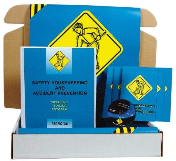 Marcom - Safety Housekeeping and Accident Prevention, Multimedia Training Kit - DVD, English - Makers Industrial Supply