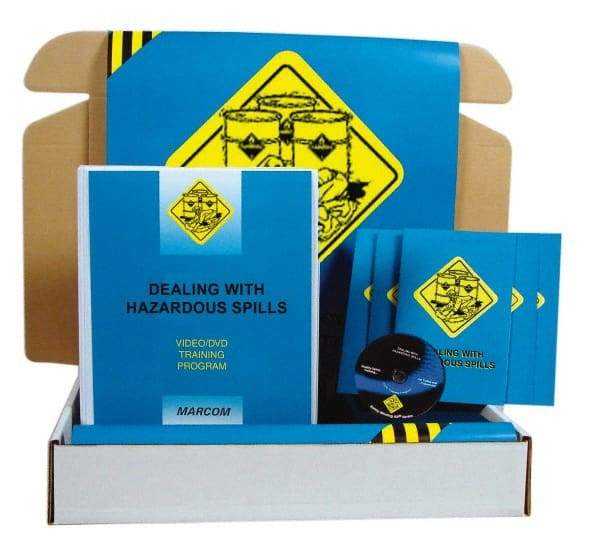 Marcom - Dealing with Hazardous Spills, Multimedia Training Kit - 23 Minute Run Time DVD, English and Spanish - Makers Industrial Supply