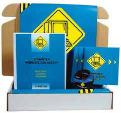 Marcom - Computer Workstation Safety, Multimedia Training Kit - 18 Minute Run Time DVD, English and Spanish - Makers Industrial Supply