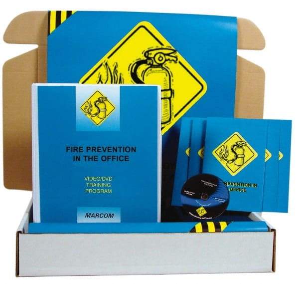 Marcom - Fire Prevention in the Office, Multimedia Training Kit - 16 Minute Run Time DVD, English and Spanish - Makers Industrial Supply