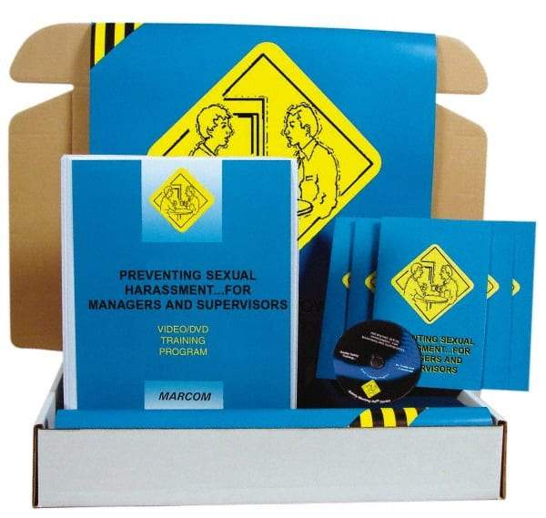 Marcom - Preventing Sexual Harassment for Managers and Supervisors, Multimedia Training Kit - 16 Minute Run Time DVD, English and Spanish - Makers Industrial Supply