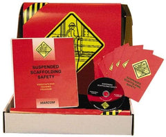 Marcom - Suspended Scaffolding Safety, Multimedia Training Kit - 20 Minute Run Time DVD, English and Spanish - Makers Industrial Supply