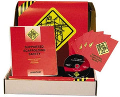 Marcom - Supported Scaffolding Safety, Multimedia Training Kit - 20 Minute Run Time DVD, English and Spanish - Makers Industrial Supply