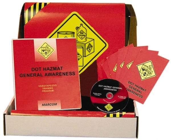 Marcom - DOT HazMat General Awareness, Multimedia Training Kit - 17 Minute Run Time DVD, English and Spanish - Makers Industrial Supply