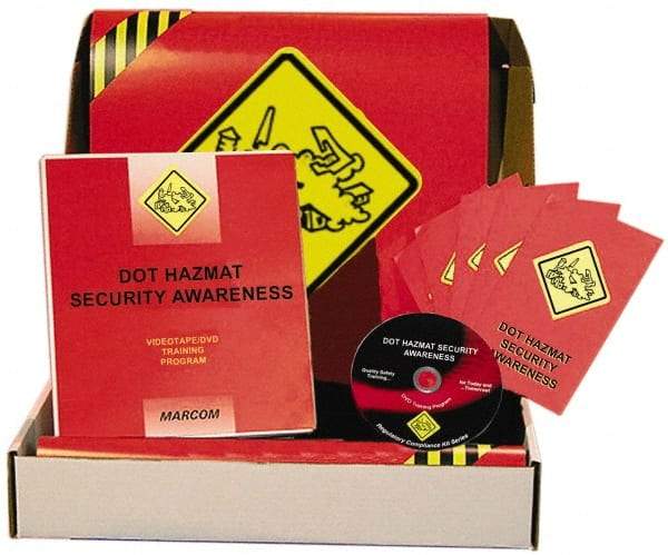 Marcom - DOT HazMat Security Awareness, Multimedia Training Kit - DVD, English - Makers Industrial Supply